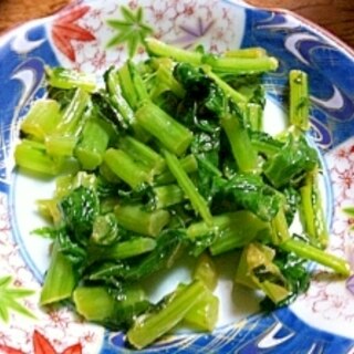 大根菜のバター炒め